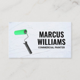 Paint Roller   Painted Wall Business Card