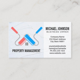 Paint Rollers Handyman Business Card