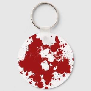 Paint Skull Key Ring