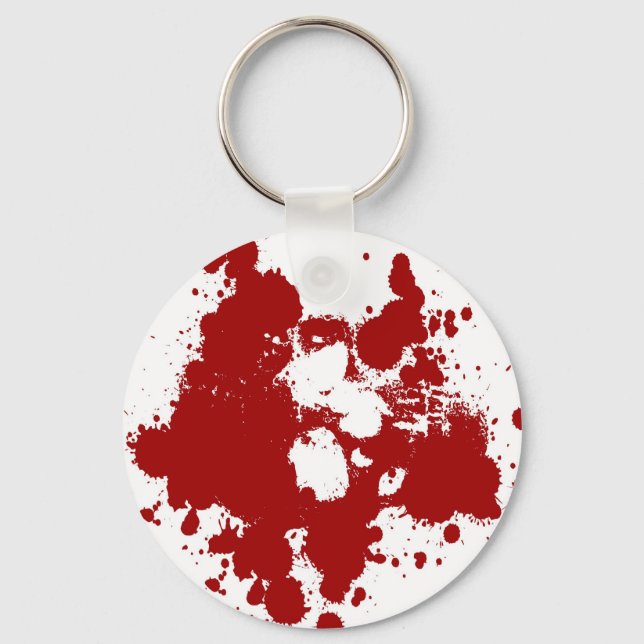 Paint Skull Key Ring (Front)