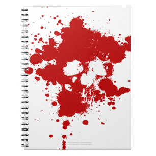 Paint Skull Notebook