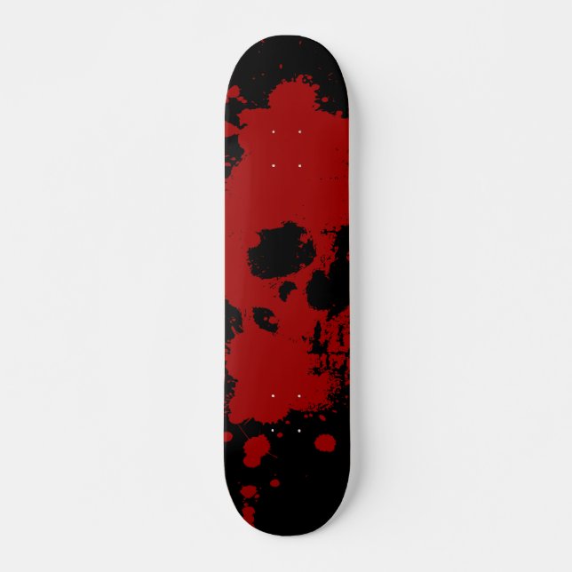PAINT SKULL SKATEBOARD (Front)
