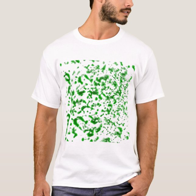 Paint Spatter Green T-Shirt (Front)