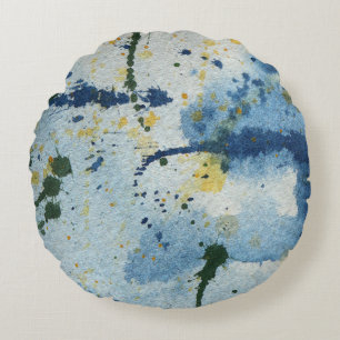 Paint Spatter                                      Round Cushion