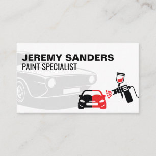Paint Specialist    Auto Paint Service Business Card