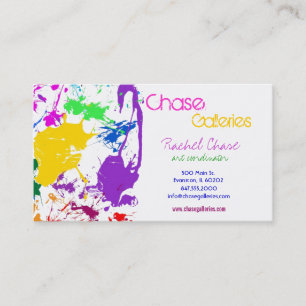 paint splash business card