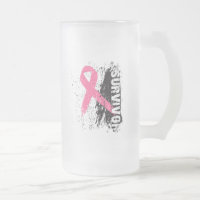 Paint Splash Design - Breast Cancer Survivor
