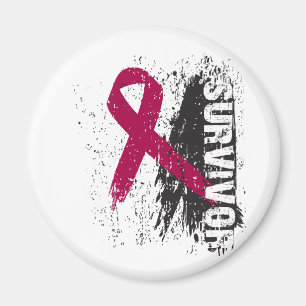 Paint Splash Design - Multiple Myeloma Survivor Magnet