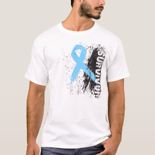 Paint Splash Design - Prostate Cancer Survivor T-Shirt