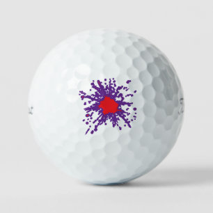 Paint Splash  Golf Balls
