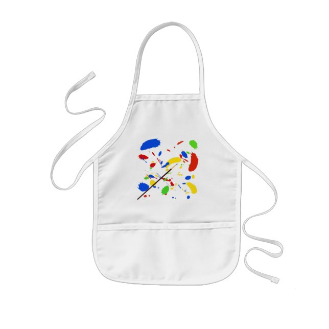 Paint splash kids apron (Front)