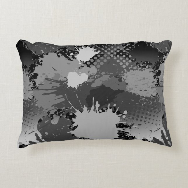 Paint Splash Pattern 2 Decorative Cushion (Front)