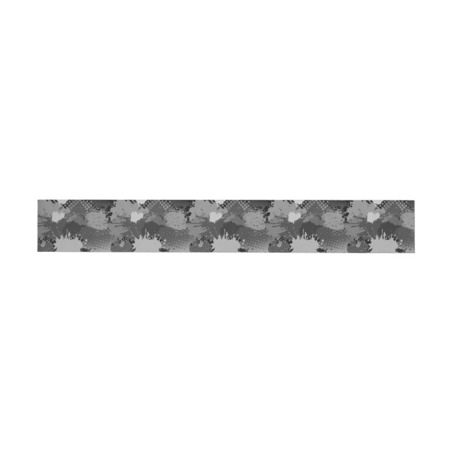 Paint Splash Pattern 2 Wraparound Address Label (Individual)