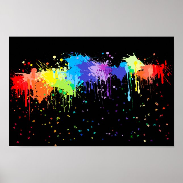 Paint Splash Poster (Front)