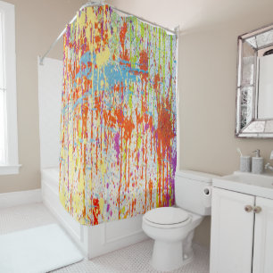 Paint Splash Shower curtain