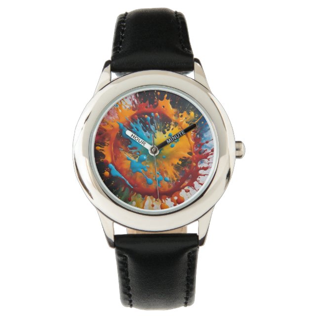 Paint splash watch (Front)