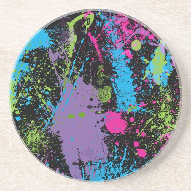 Paint Splater Coaster (Front)