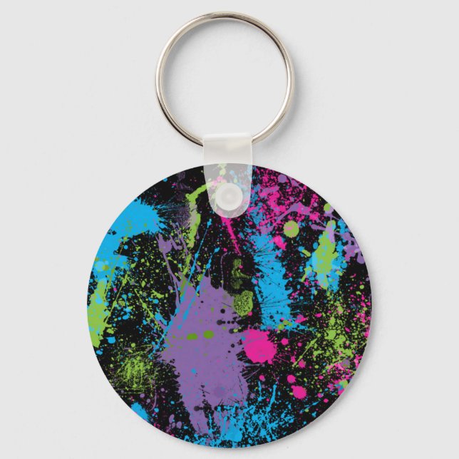 Paint Splater Key Ring (Front)