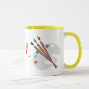 paint splater, paint splater, future artist copy mug