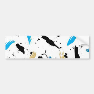 Paint Splats Bumper Sticker