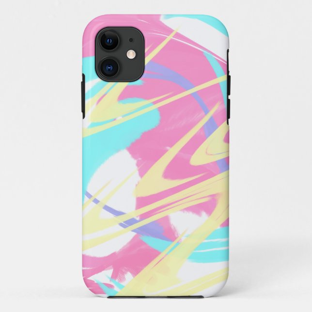 Paint Splatter Abstract Art Case-Mate iPhone Case (Back)