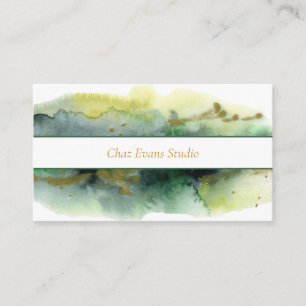 Paint Splatter Business Card