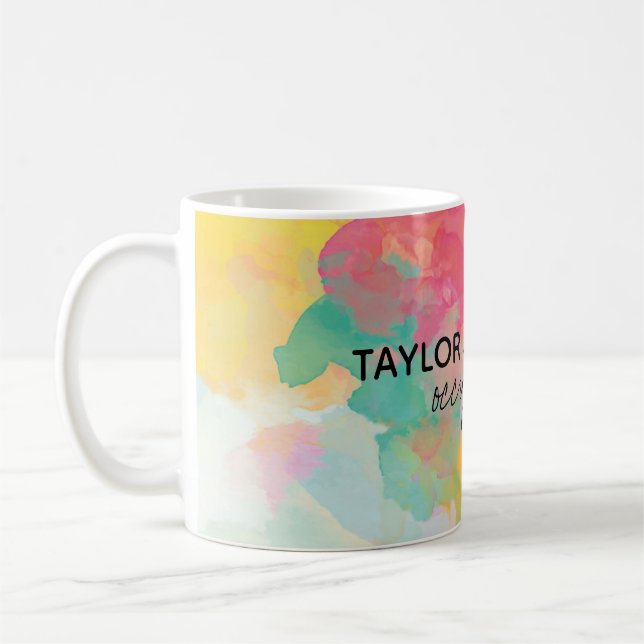 Paint Splatter Coffee Mug (Left)