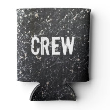Paint Splatter CREW | Charcoal and White