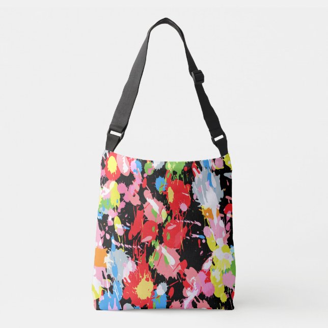Paint Splatter Crossbody Bag (Front)