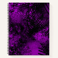 Paint Splatter effect Purple & Black