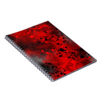 Paint Splatter Effect Red & Black