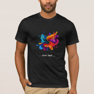paint splatter explosion T-Shirt
