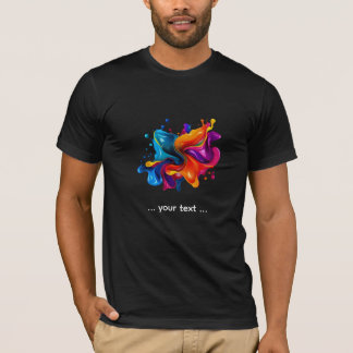 paint splatter explosion T-Shirt
