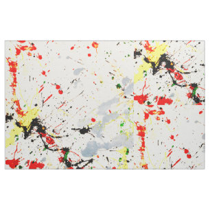Paint Splatter Fabric