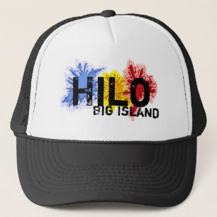 Paint splatter Hilo hawaii big island hat