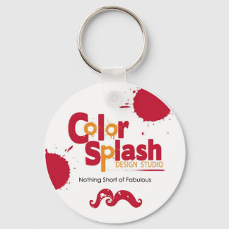 Paint Splatter Keychain