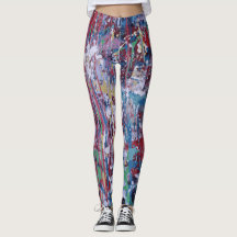 Paint splatter leggings