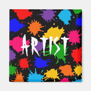 Paint Splatter Magnet