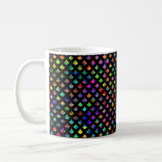 Paint Splatter Mermaid Scales Coffee Mug