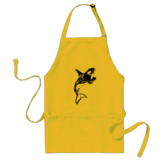 Paint Splatter Orca Apron