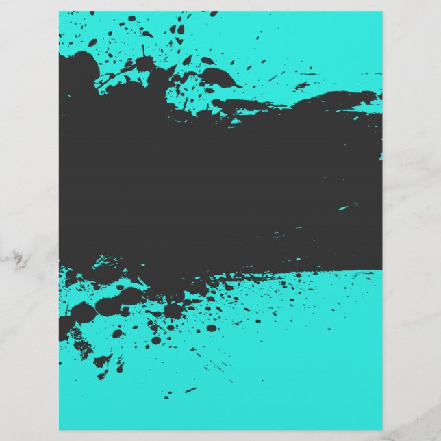 Paint Splatter Party Flyer (Front)