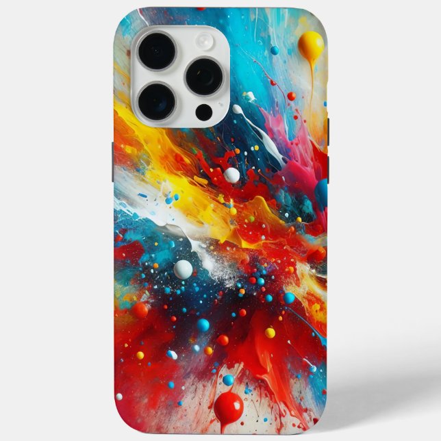 Paint Splatter Phone Cover (Back)