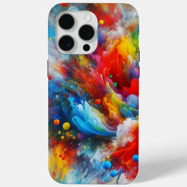 Paint Splatter Phone Cover (Back)