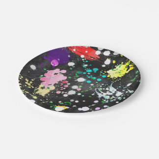 Paint Splatter Plates