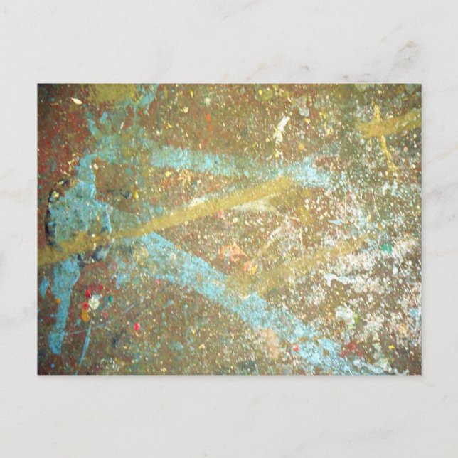 Paint Splatter Postcard (Front)