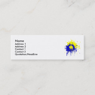 Paint Splatter Profile Cards