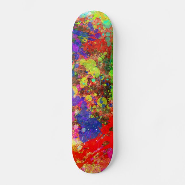 Paint Splatter Skateboard (Front)