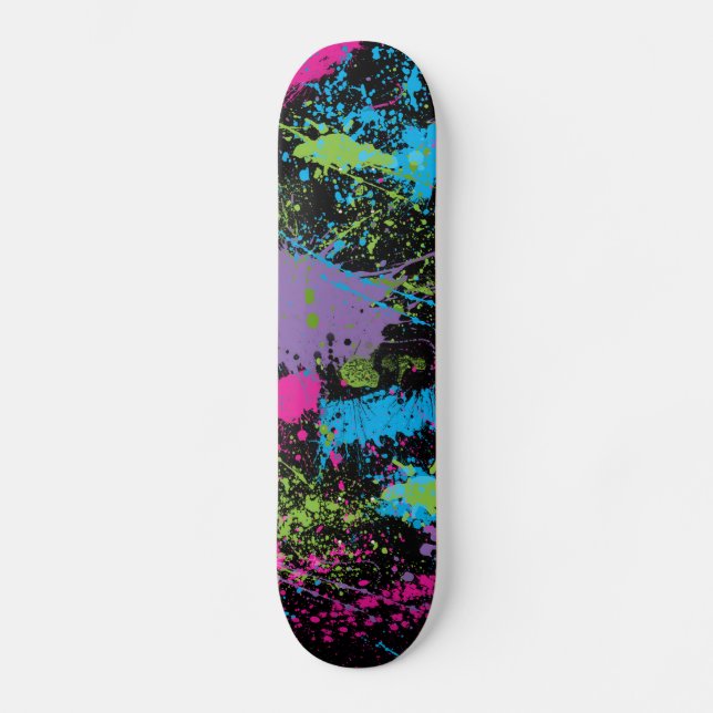 Paint Splatter Skateboard (Front)
