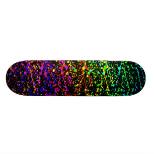 Paint Splatter Skateboard