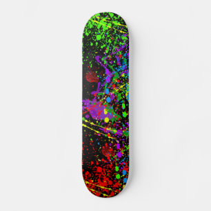 Paint Splatter Skateboard